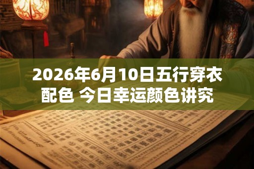 2026年6月10日五行穿衣配色 今日幸运颜色讲究 2026年6月10日五行穿衣配色 今日幸运颜色讲究