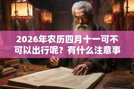 2026年农历四月十一可不可以出行呢?有什么注意事项? 2026年农历四月十一可不可以出行呢?有什么注意事项?