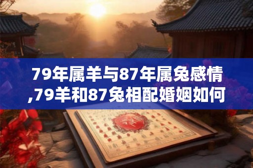 79年属羊与87年属兔感情,79羊和87兔相配婚姻如何
