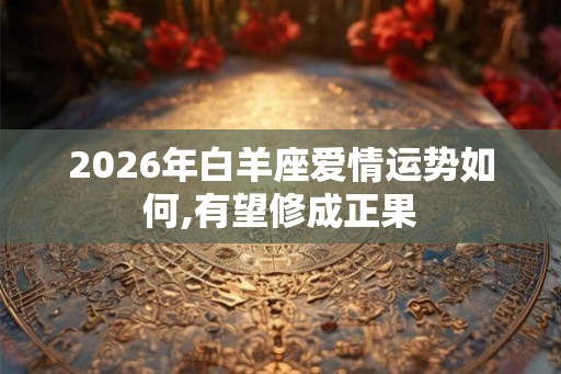 2026年白羊座爱情运势如何,有望修成正果