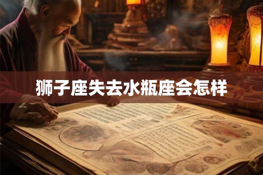 狮子座失去水瓶座会怎样