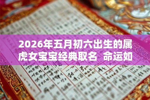 2026年五月初六出生的属虎女宝宝经典取名  命运如何