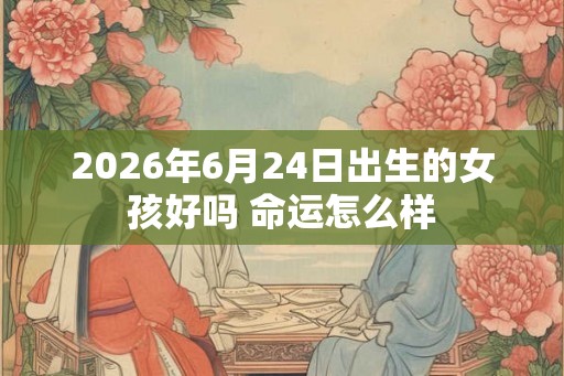2026年6月24日出生的女孩好吗 命运怎么样