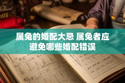 属兔的婚配大忌 属兔者应避免哪些婚配错误 属兔的婚配大忌 属兔者应避免哪些婚配错误
