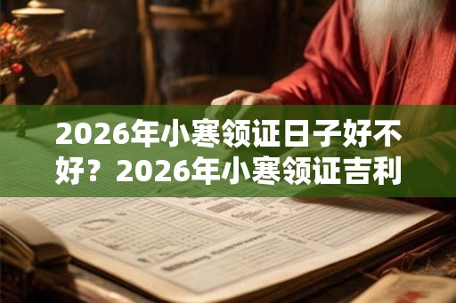 2026年小寒领证日子好不好？2026年小寒领证吉利吗？