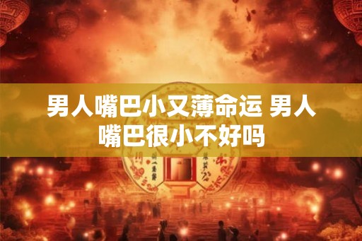 男人嘴巴小又薄命运 男人嘴巴很小不好吗