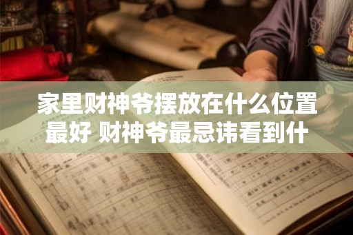 家里财神爷摆放在什么位置最好 财神爷最忌讳看到什么