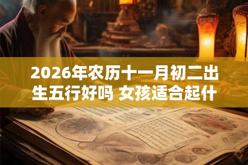 2026年农历十一月初二出生五行好吗 女孩适合起什么有寓意的名字