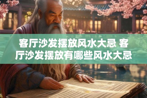 客厅沙发摆放风水大忌 客厅沙发摆放有哪些风水大忌