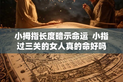 小拇指长度暗示命运  小指过三关的女人真的命好吗