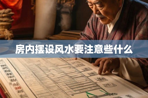 房内摆设风水要注意些什么