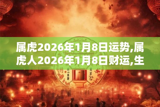属虎2026年1月8日运势,属虎人2026年1月8日财运,生肖虎2026年1月8日运势