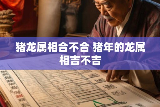 猪龙属相合不合 猪年的龙属相吉不吉 猪龙属相合不合 猪年的龙属相吉不吉
