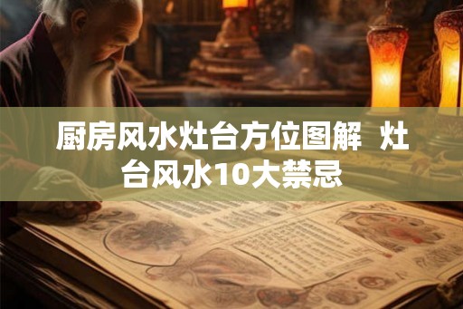 厨房风水灶台方位图解  灶台风水10大禁忌