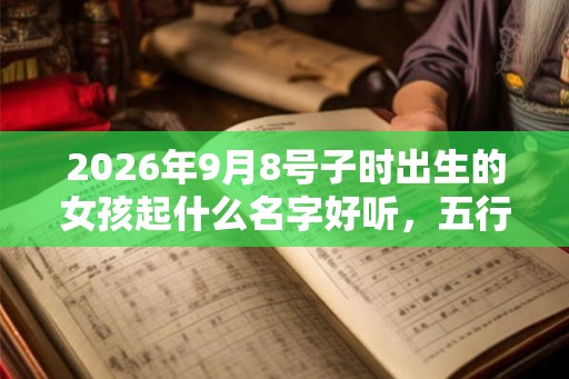 2026年9月8号子时出生的女孩起什么名字好听，五行属什么