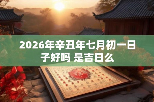 2026年辛丑年七月初一日子好吗 是吉日么
