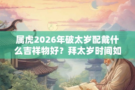 属虎2026年破太岁配戴什么吉祥物好？拜太岁时间如何选择？