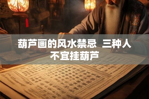 葫芦画的风水禁忌 三种人不宜挂葫芦 葫芦画的风水禁忌 三种人不宜挂葫芦