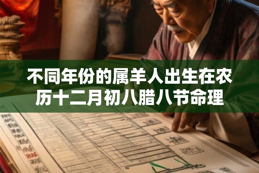 不同年份的属羊人出生在农历十二月初八腊八节命理