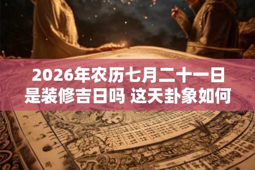 2026年农历七月二十一日是装修吉日吗 这天卦象如何