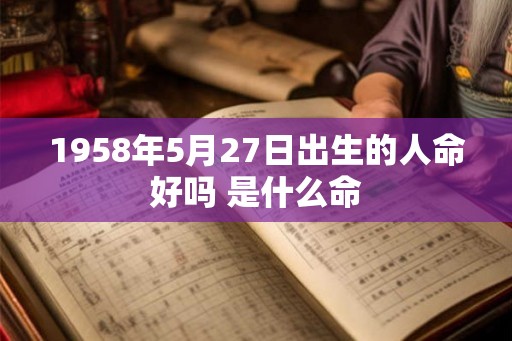 1958年5月27日出生的人命好吗 是什么命