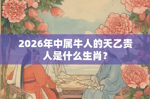 2026年中属牛人的天乙贵人是什么生肖？