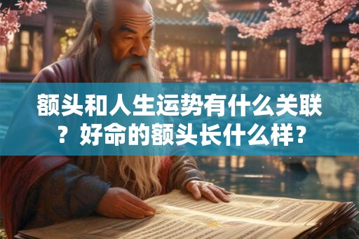 额头和人生运势有什么关联？好命的额头长什么样？