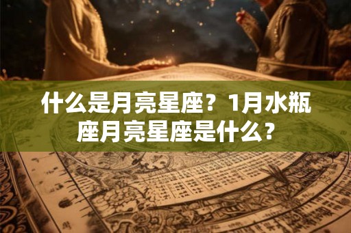 什么是月亮星座？1月水瓶座月亮星座是什么？