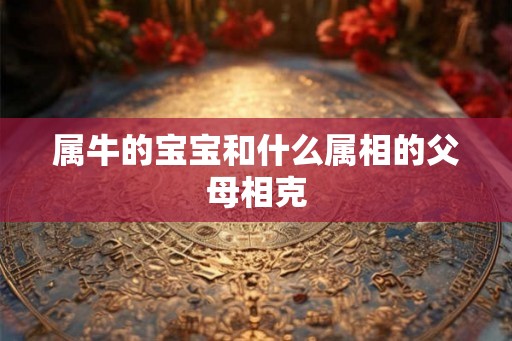 属牛的宝宝和什么属相的父母相克