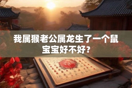 我属猴老公属龙生了一个鼠宝宝好不好？