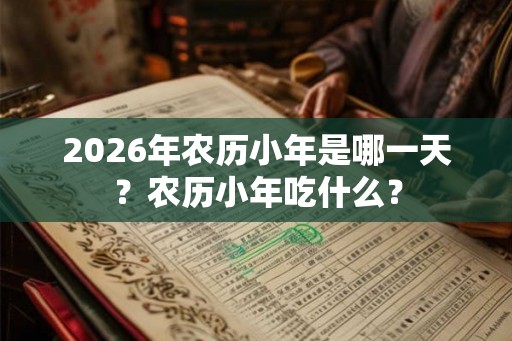 2026年农历小年是哪一天?农历小年吃什么? 2026年农历小年是哪一天?农历小年吃什么?