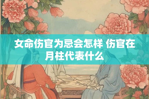 女命伤官为忌会怎样 伤官在月柱代表什么