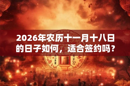 2026年农历十一月十八日的日子如何，适合签约吗？