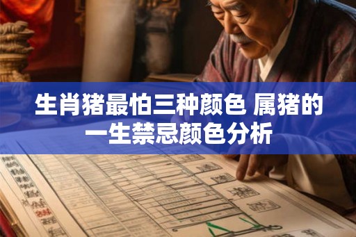 生肖猪最怕三种颜色 属猪的一生禁忌颜色分析