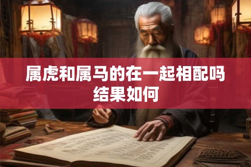 属虎和属马的在一起相配吗结果如何