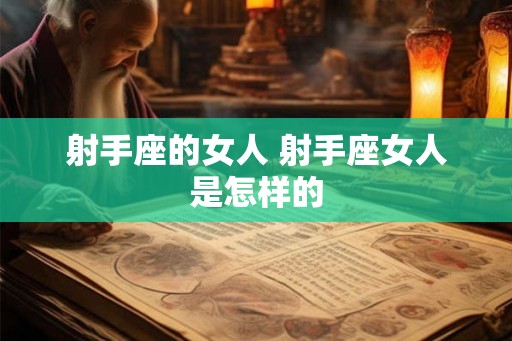 射手座的女人 射手座女人是怎样的
