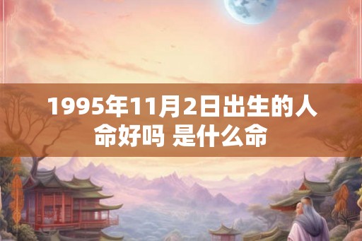 1995年11月2日出生的人命好吗 是什么命