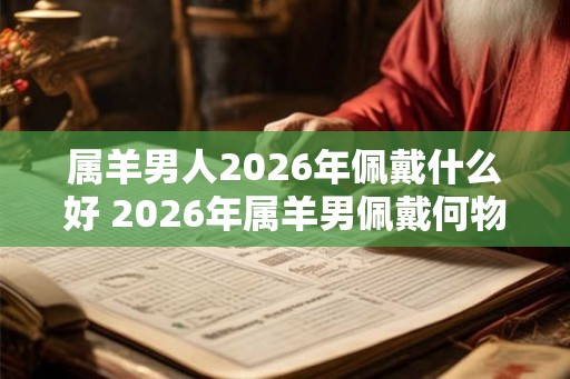 属羊男人2026年佩戴什么好 2026年属羊男佩戴何物 属羊男人2026年佩戴什么好 2026年属羊男佩戴何物