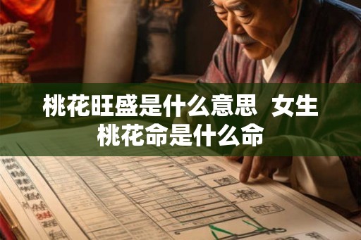 桃花旺盛是什么意思  女生桃花命是什么命