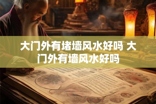 大门外有堵墙风水好吗 大门外有墙风水好吗