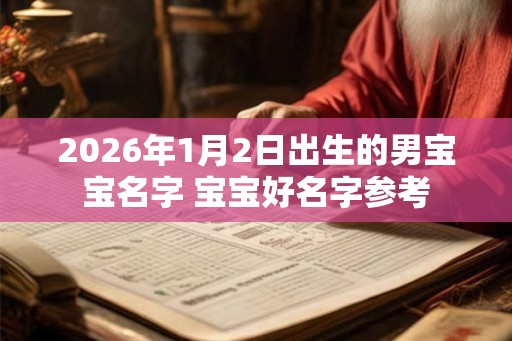 2026年1月2日出生的男宝宝名字 宝宝好名字参考 2026年1月2日出生的男宝宝名字 宝宝好名字参考