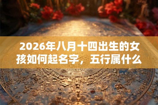 2026年八月十四出生的女孩如何起名字,五行属什么 2026年八月十四出生的女孩如何起名字,五行属什么