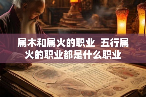 属木和属火的职业  五行属火的职业都是什么职业