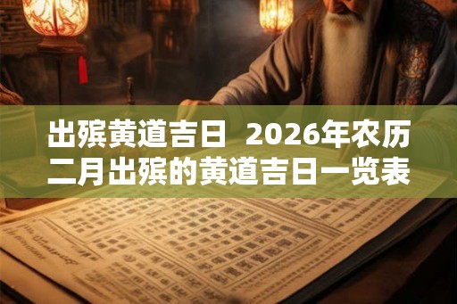 出殡黄道吉日  2026年农历二月出殡的黄道吉日一览表