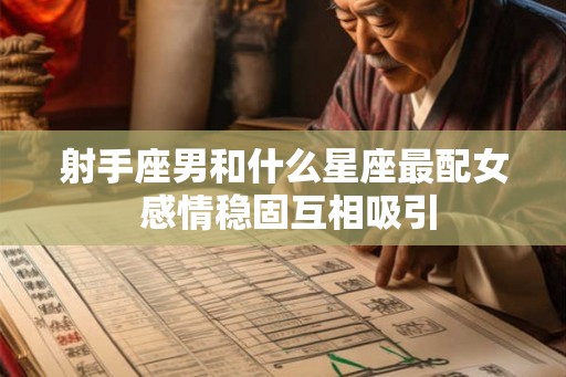 射手座男和什么星座最配女 感情稳固互相吸引