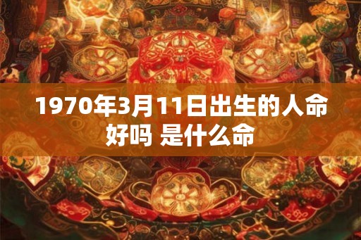 1970年3月11日出生的人命好吗 是什么命