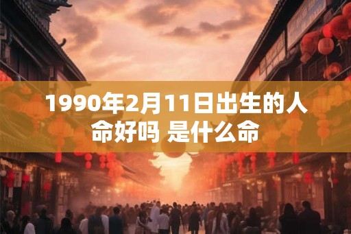 1990年2月11日出生的人命好吗 是什么命