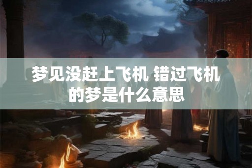 梦见没赶上飞机 错过飞机的梦是什么意思