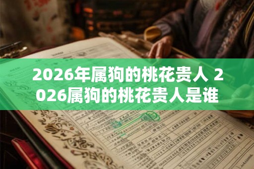 2026年属狗的桃花贵人 2026属狗的桃花贵人是谁