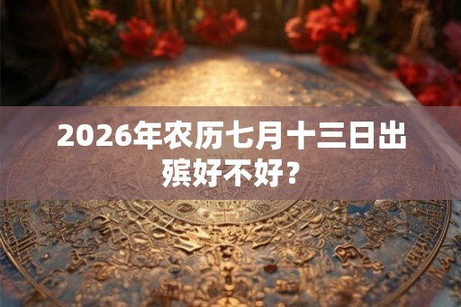 2026年农历七月十三日出殡好不好？